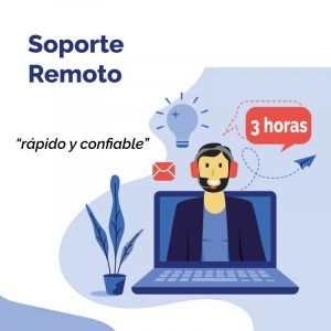 3 horas soporte remoto